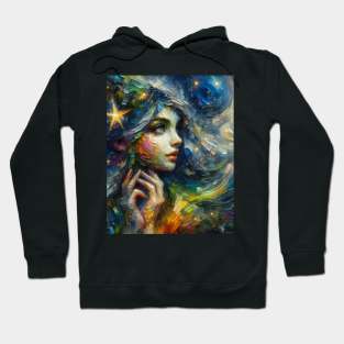 Irish Fairy at Starry Night Hoodie